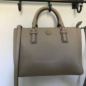 Tory Burch French Grey Mini Tote